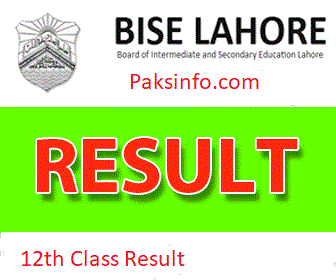 12th Class Result 2023 Lahore Board