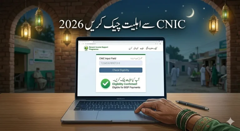bisp 8171 cnic eligibility check online 2026 official website step by step pakistan