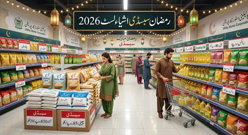 utility store ramzan subsidy items list 2026 pakistan discounted prices ration