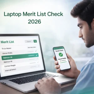 laptop scheme merit list check 2026 search name online cmlaptophed punjab gov pk hec