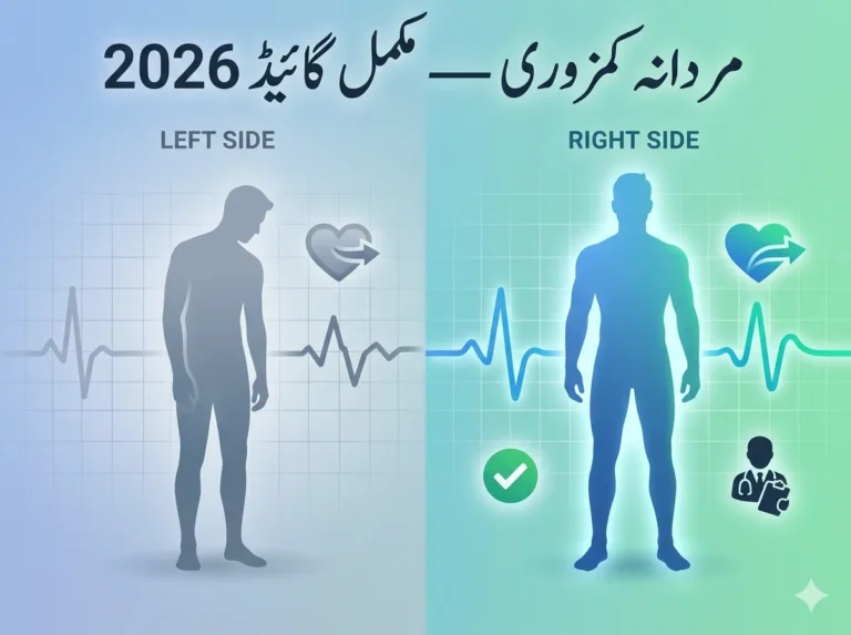 mardana kamzori wajuhat alamat tibbi ilaj diabetes blood pressure testosterone urdu 2026