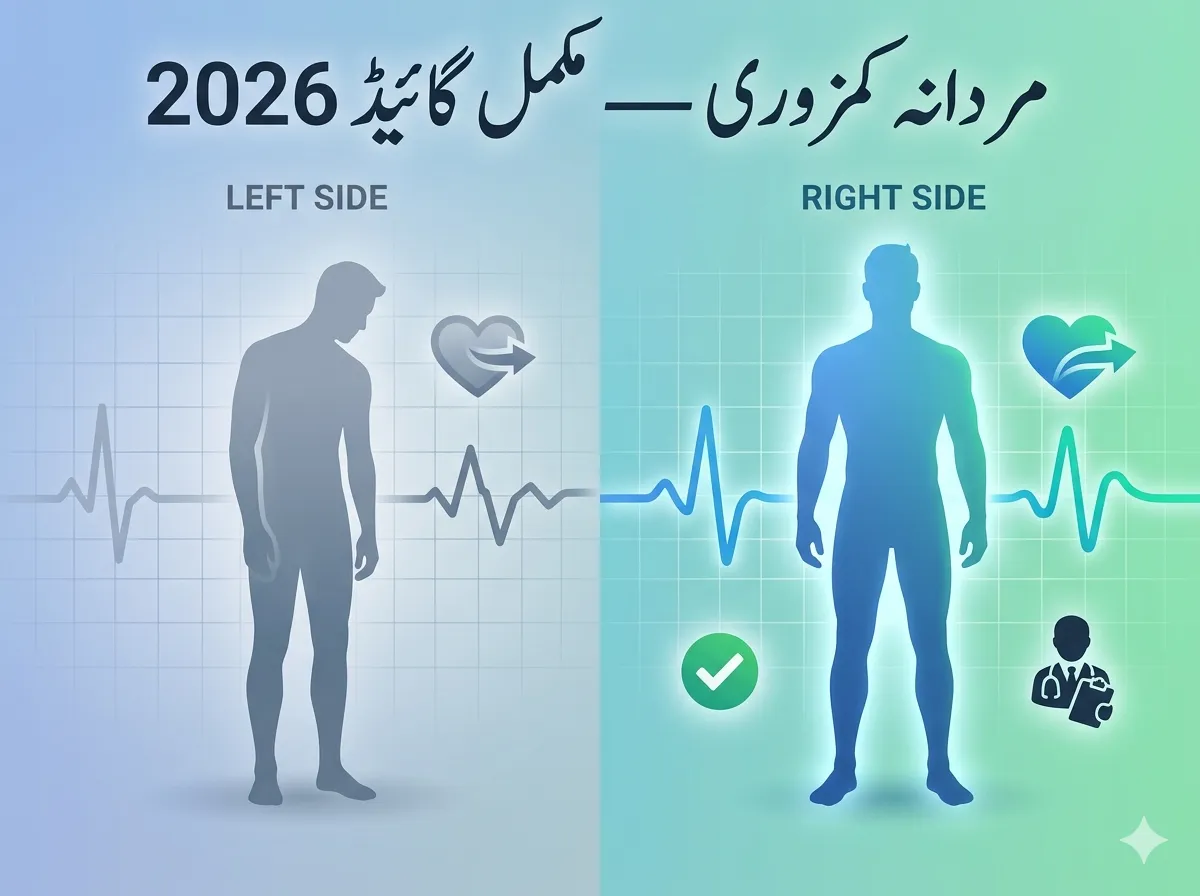 mardana kamzori wajuhat alamat tibbi ilaj diabetes blood pressure testosterone urdu 2026