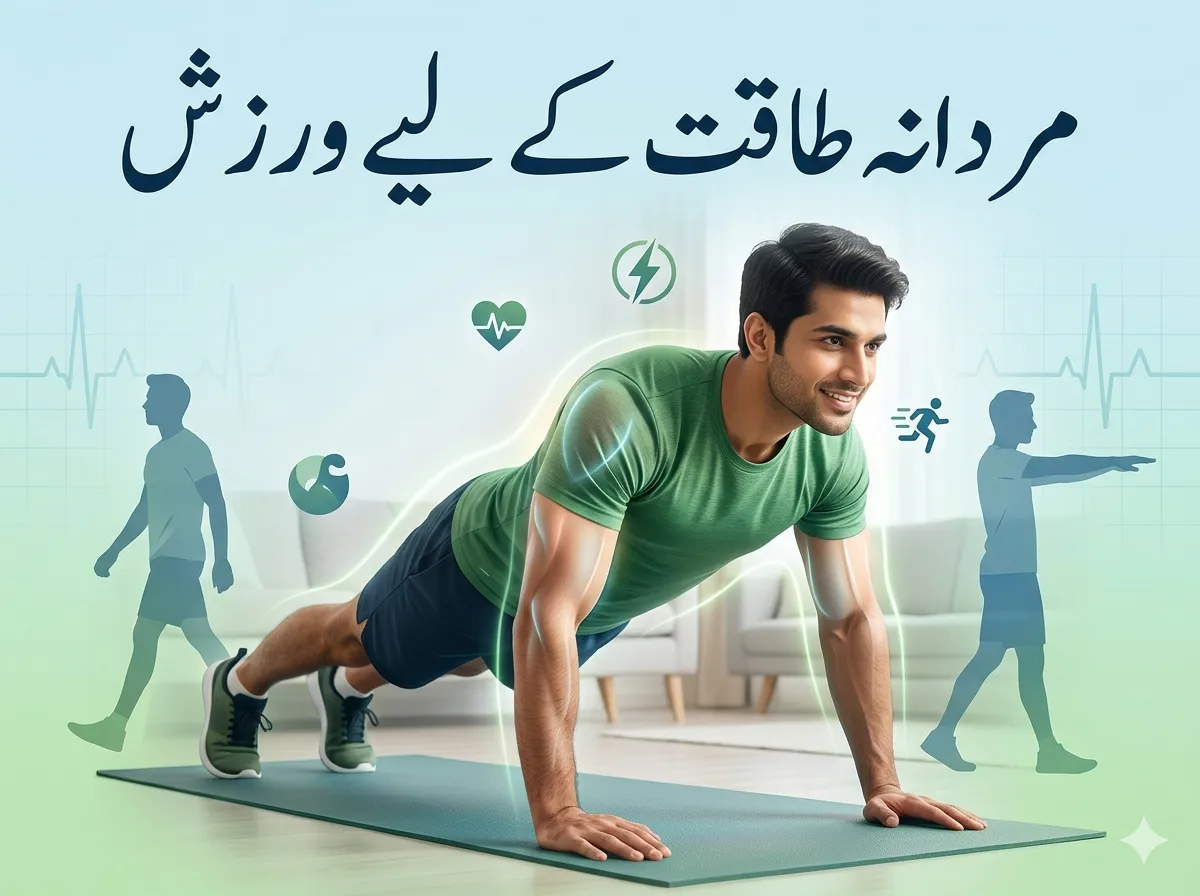mardana taqat warzish ghar par kegel squats walking exercises urdu guide 2026