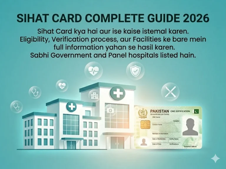 sehat card complete guide 2026 eligibility cnic check sms 8500 punjab kpk hospital list