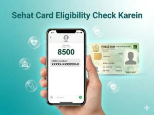 sehat card eligibility check cnic sms 8500 online official website pakistan